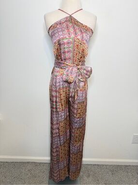 Carolina K Liz Halter Jumpsuit M